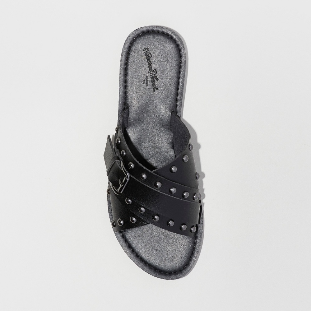 Women's Kellan Studded Crossband Slide Sandals